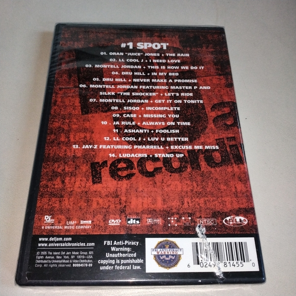 Island Def Jam Recording Presents #1 Spot DVD 14 Classic hip-hop videos - Picture 2 of 2